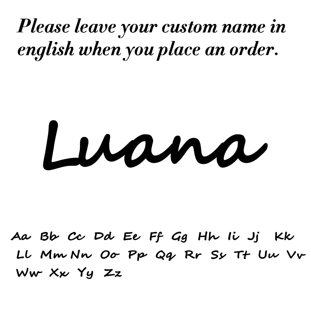 Custom Name Letter Keyring Stainless Steel Key