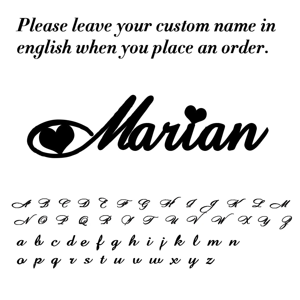Custom Name Letter Keyring Stainless Steel Key