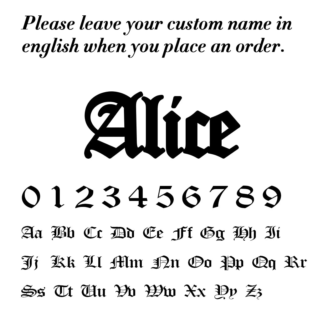 Custom Name Letter Keyring Stainless Steel Key