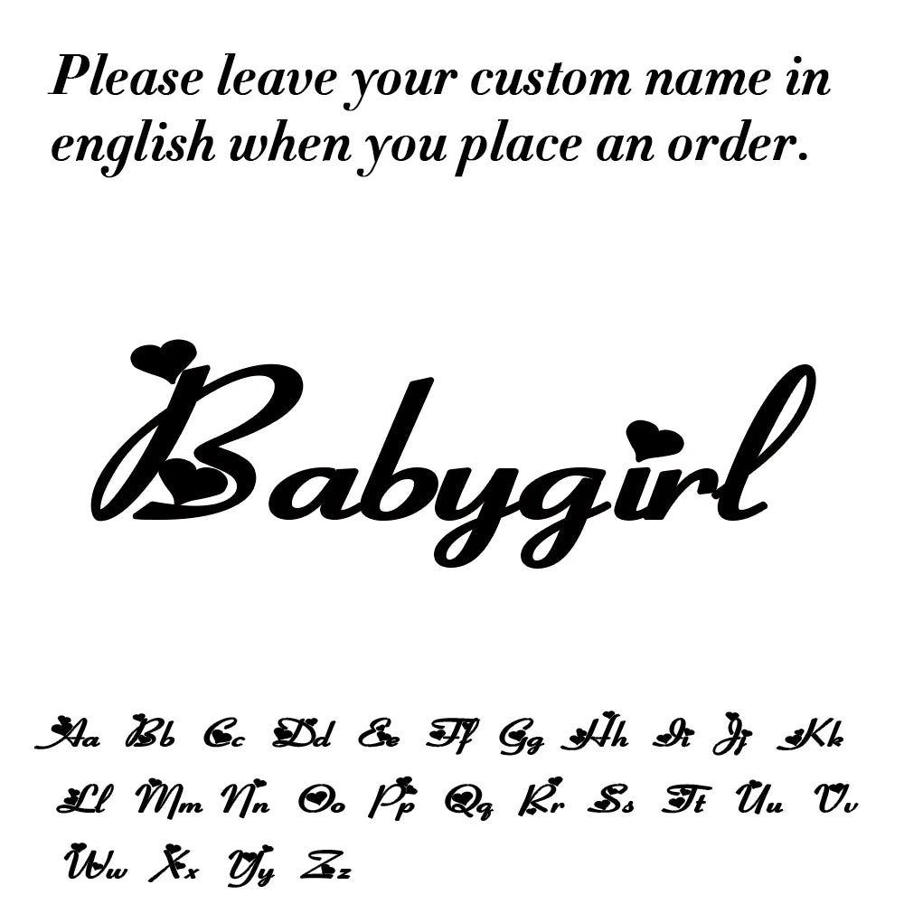 Custom Name Letter Keyring Stainless Steel Key
