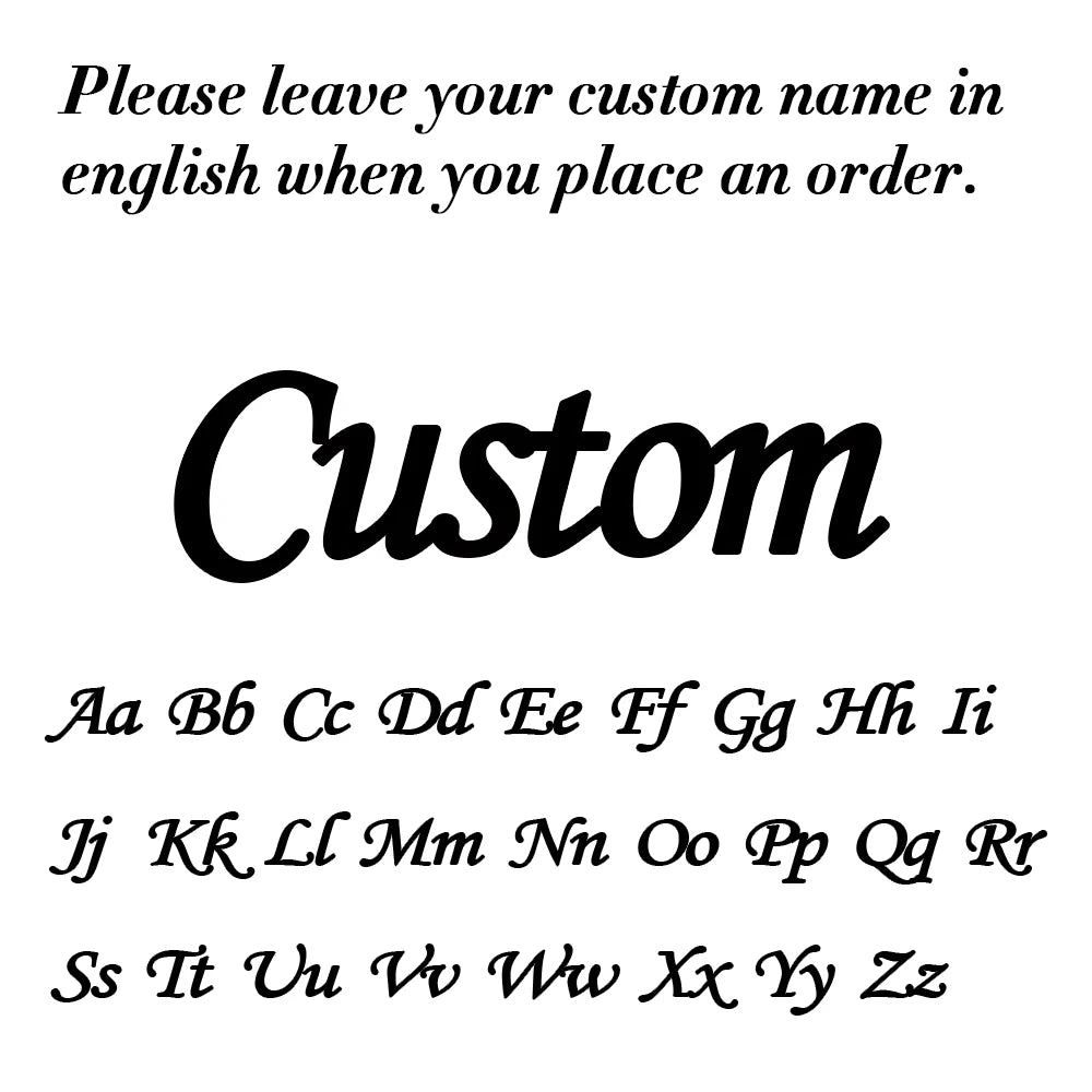 Custom Name Letter Keyring Stainless Steel Key