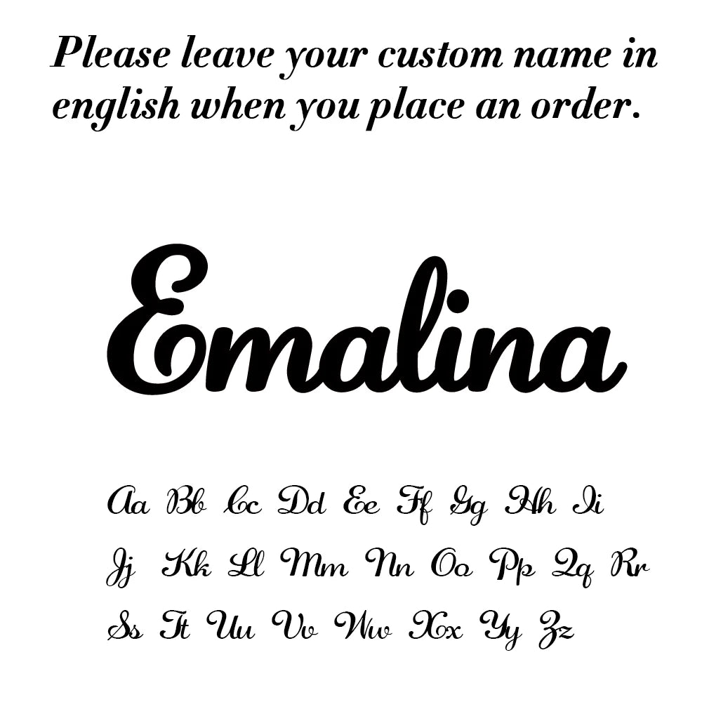 Custom Name Letter Keyring Stainless Steel Key